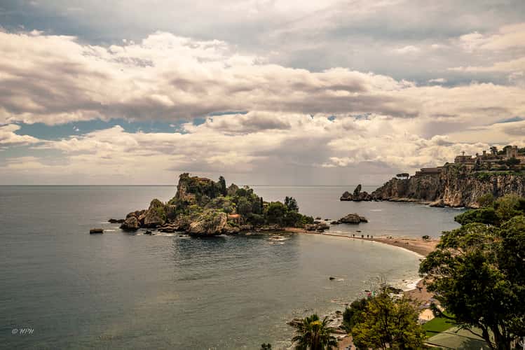 View on Isola Bella, Taormina