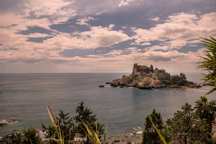 View on Isola Bella, Taormina