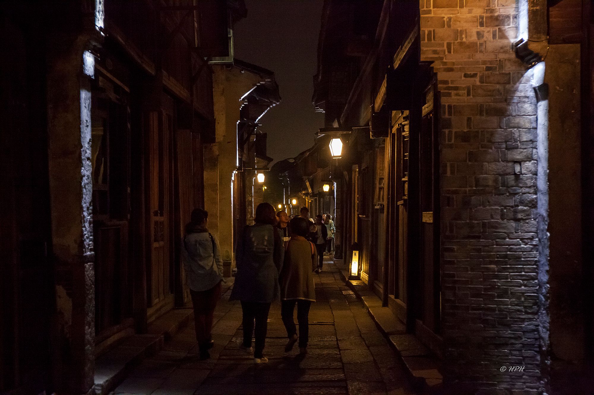 Wuzhen at night, China