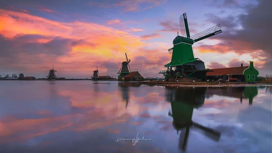 Zaanse Schans Windmills