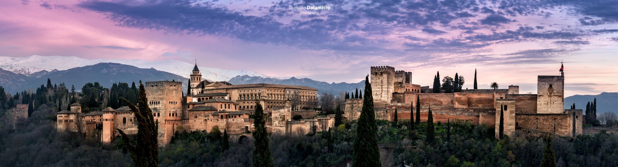 Panorama de Alhambra, Spain
