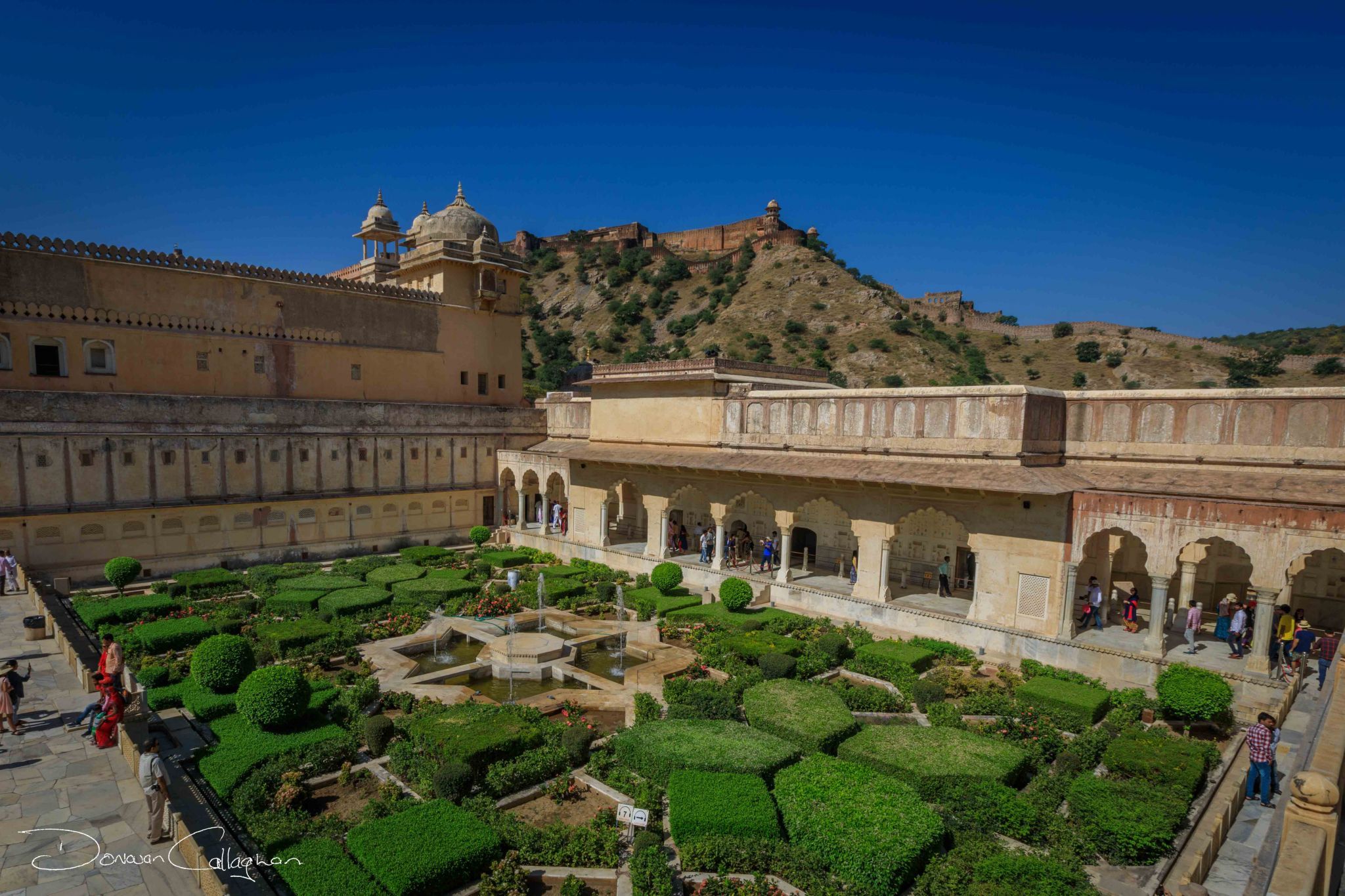 Amber fort garden Jaipur, India