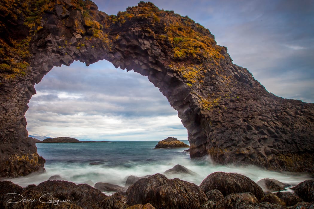 Gatklettur Stone Arch, Arnarstapi, Iceland