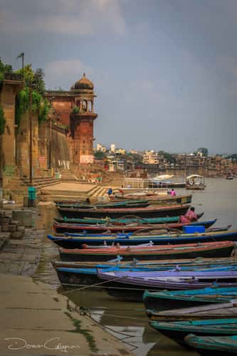 Boats on the Ganges Varanasi