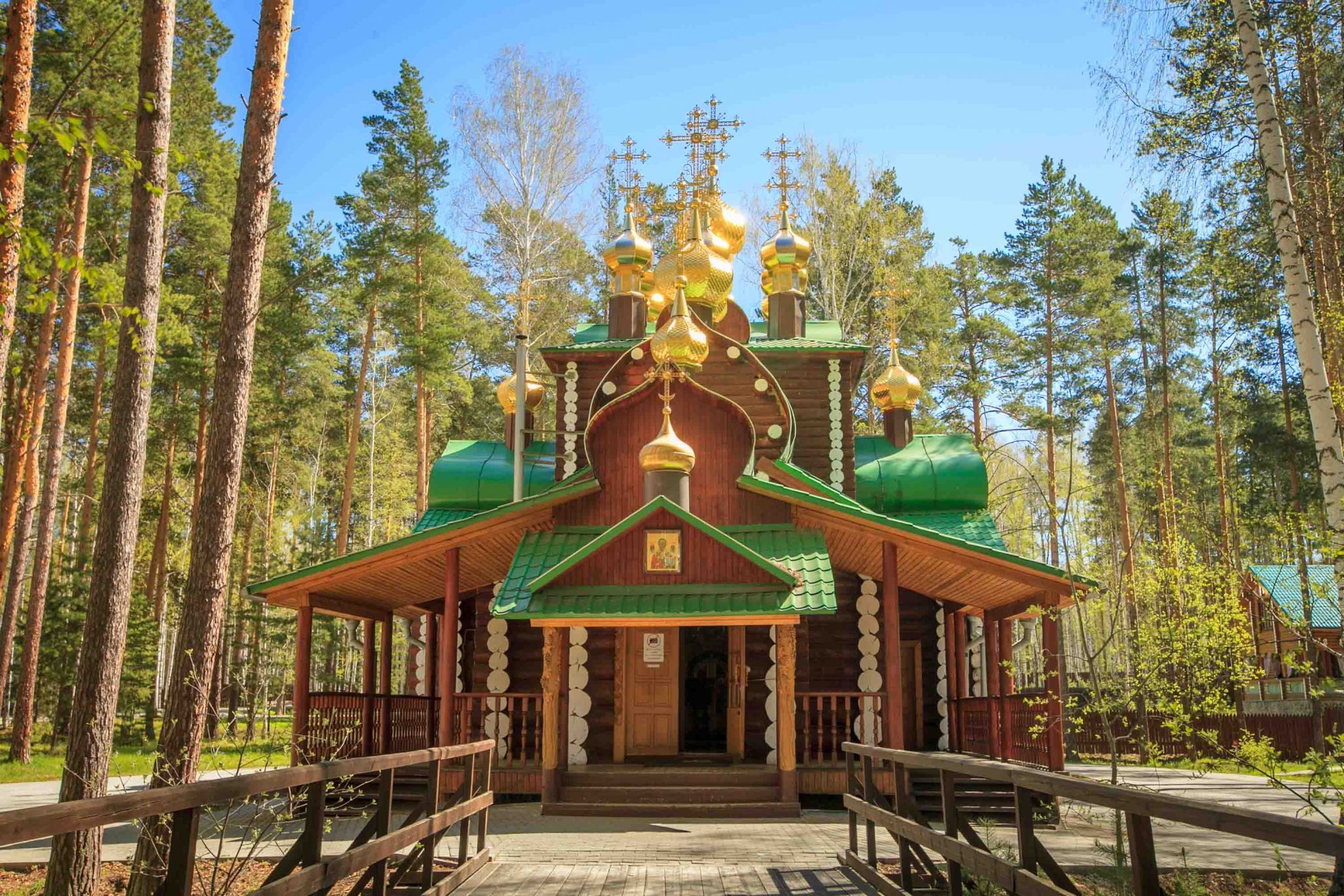 Burrial place for the Romanovs Ganina Yama Monastery, Russian Federation