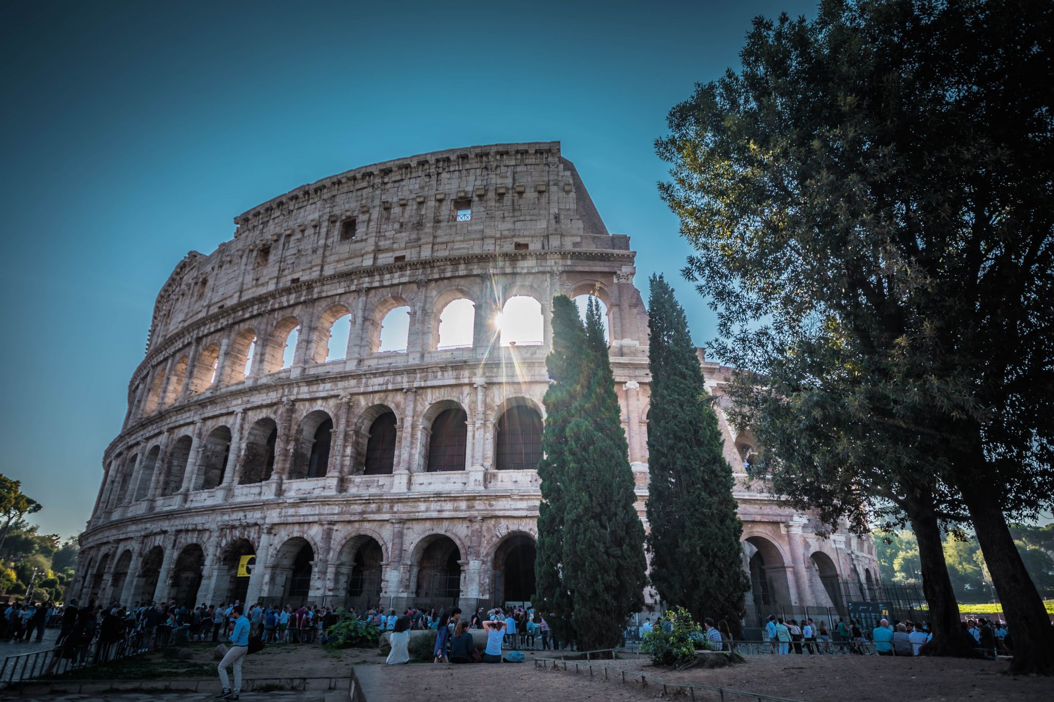 Colosseum (front view), Rome, Italy