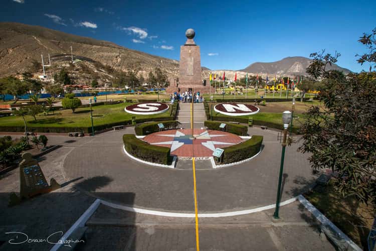 Equator spot in Quito