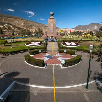 Equator spot in Quito, Ecuador