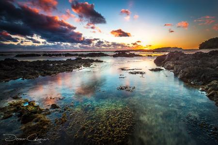 Fiji Reef Sunset