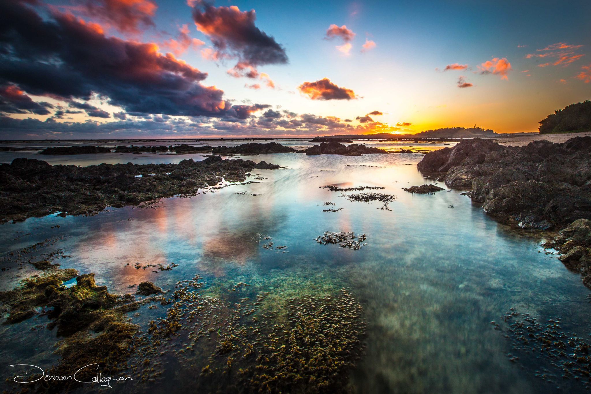 Fiji Reef Sunset Fiji