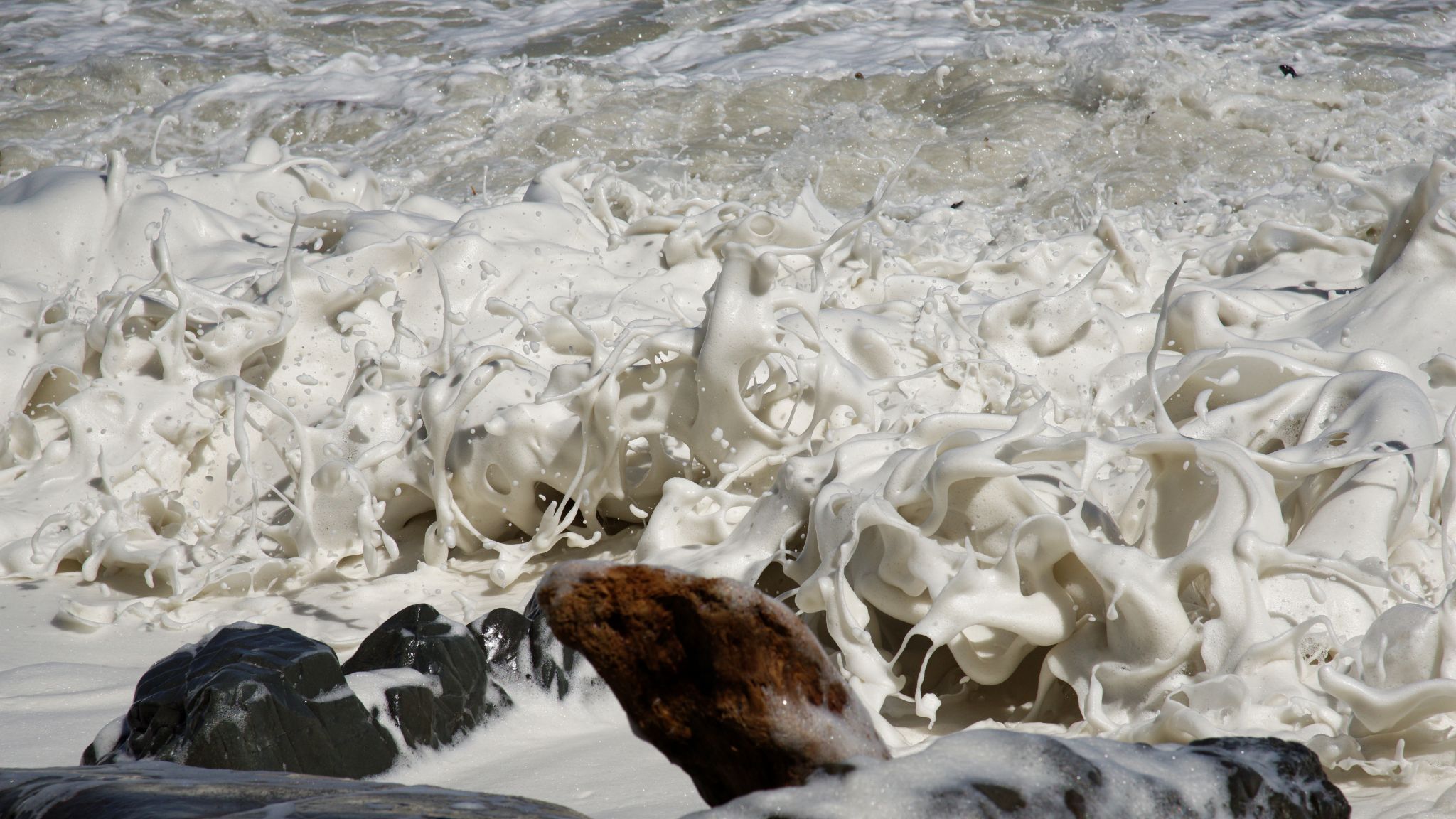 Foaming Waves, West Coast, New Zealand