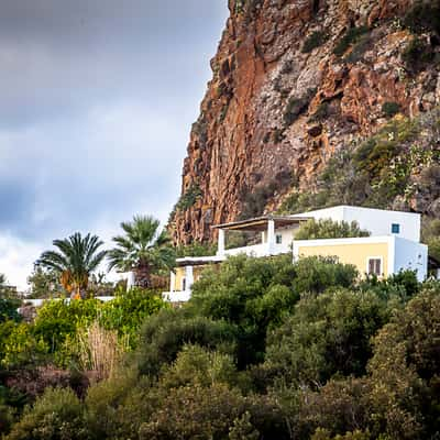 House beside the hill Panarea, Italy