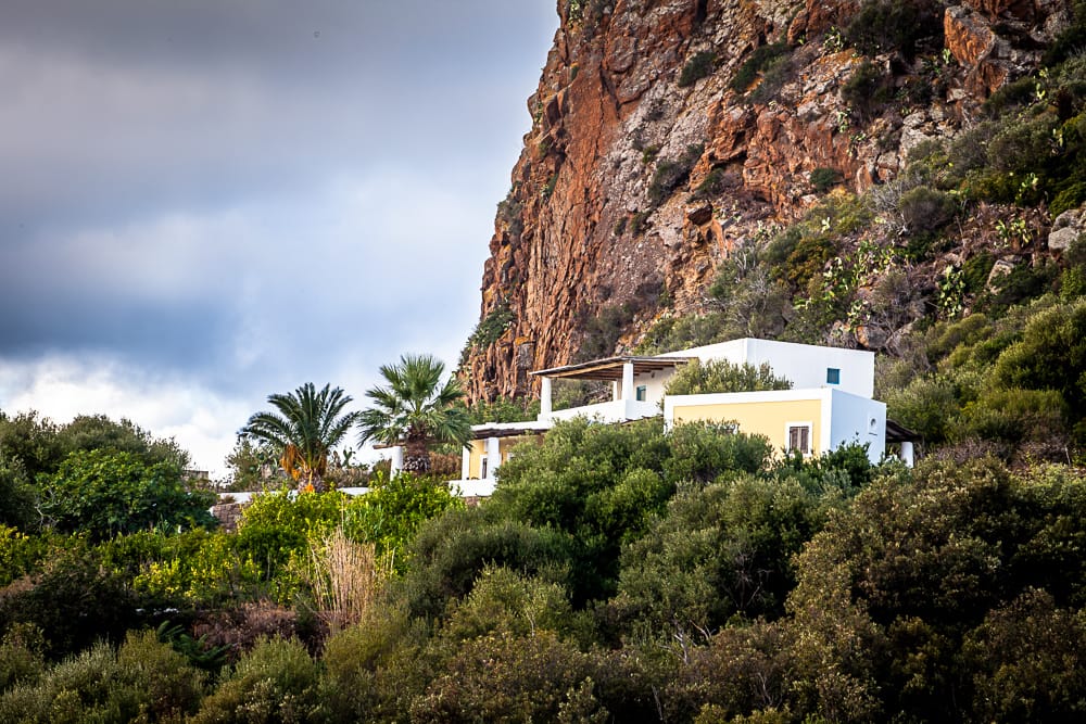 House beside the hill Panarea, Italy