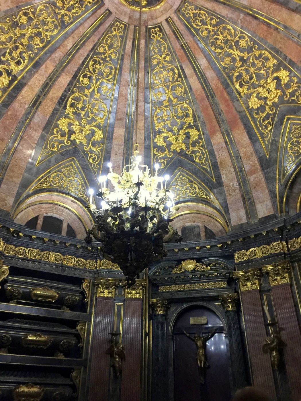 Interior of Basílica Monasterio San Lorenzo Escorial, Spain