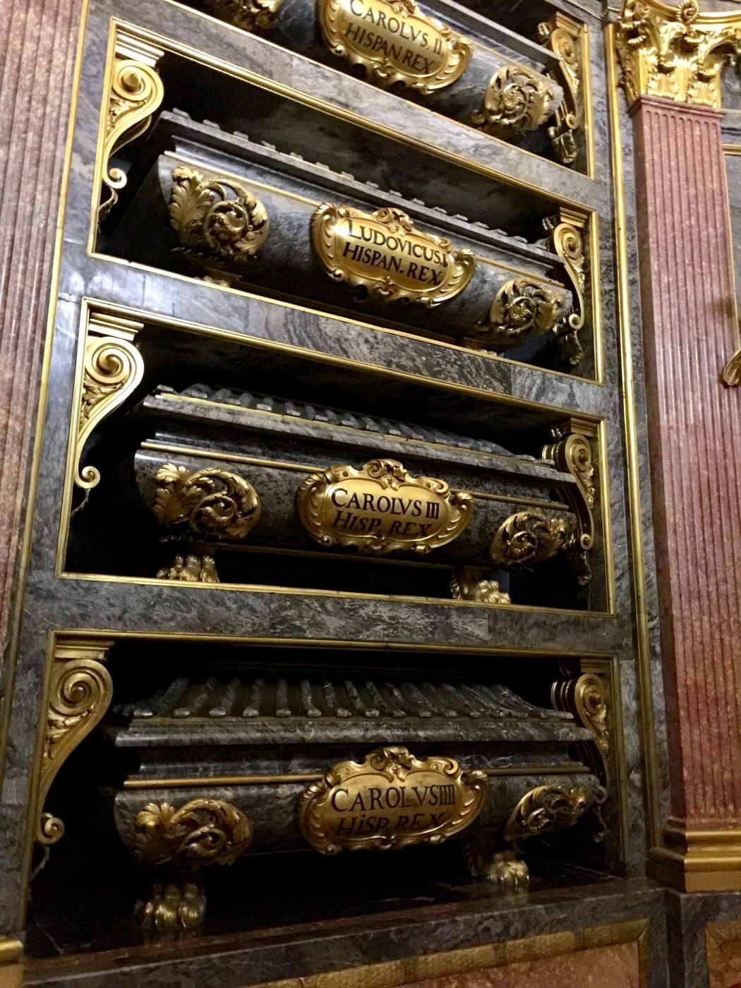 Interior of Basílica Monasterio San Lorenzo Escorial, Spain