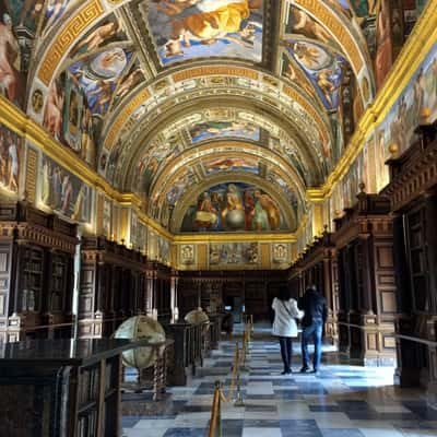 Interior of Basílica Monasterio San Lorenzo Escorial, Spain