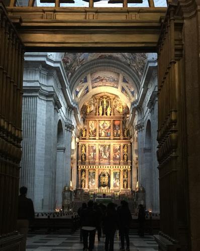 Interior of Basílica Monasterio San Lorenzo Escorial