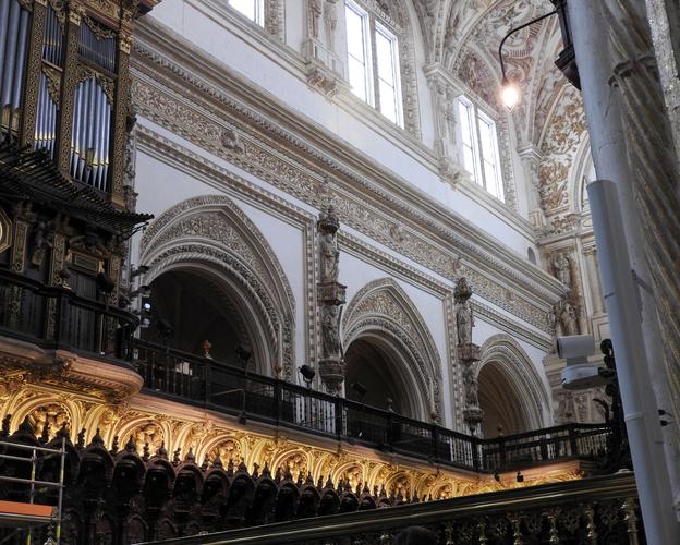 Interior of Cathedral side of Mezquita-Catedral de Córdoba