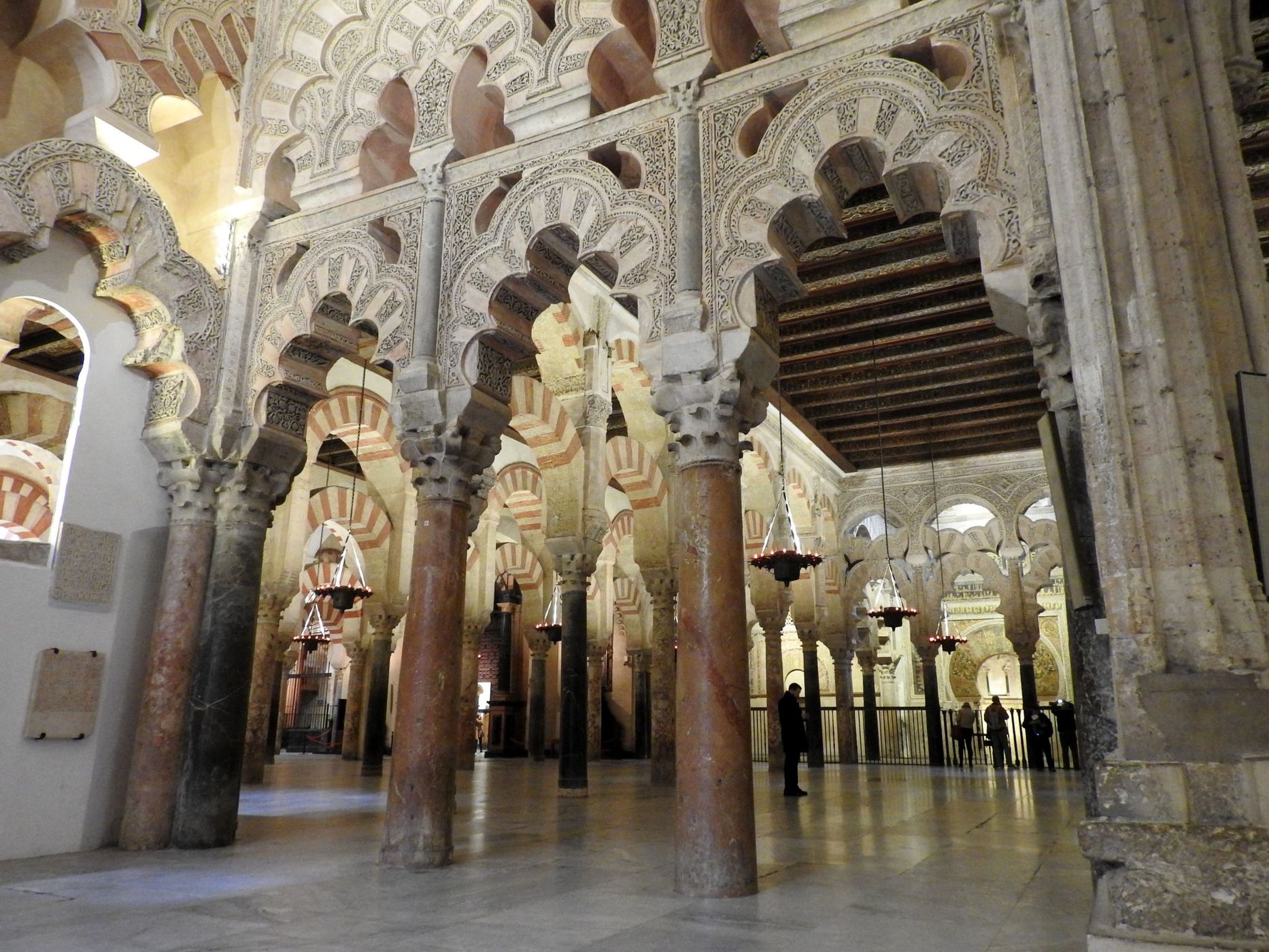 Interior of Mosque side of Mosque-Cathedral of Córdoba, Spain