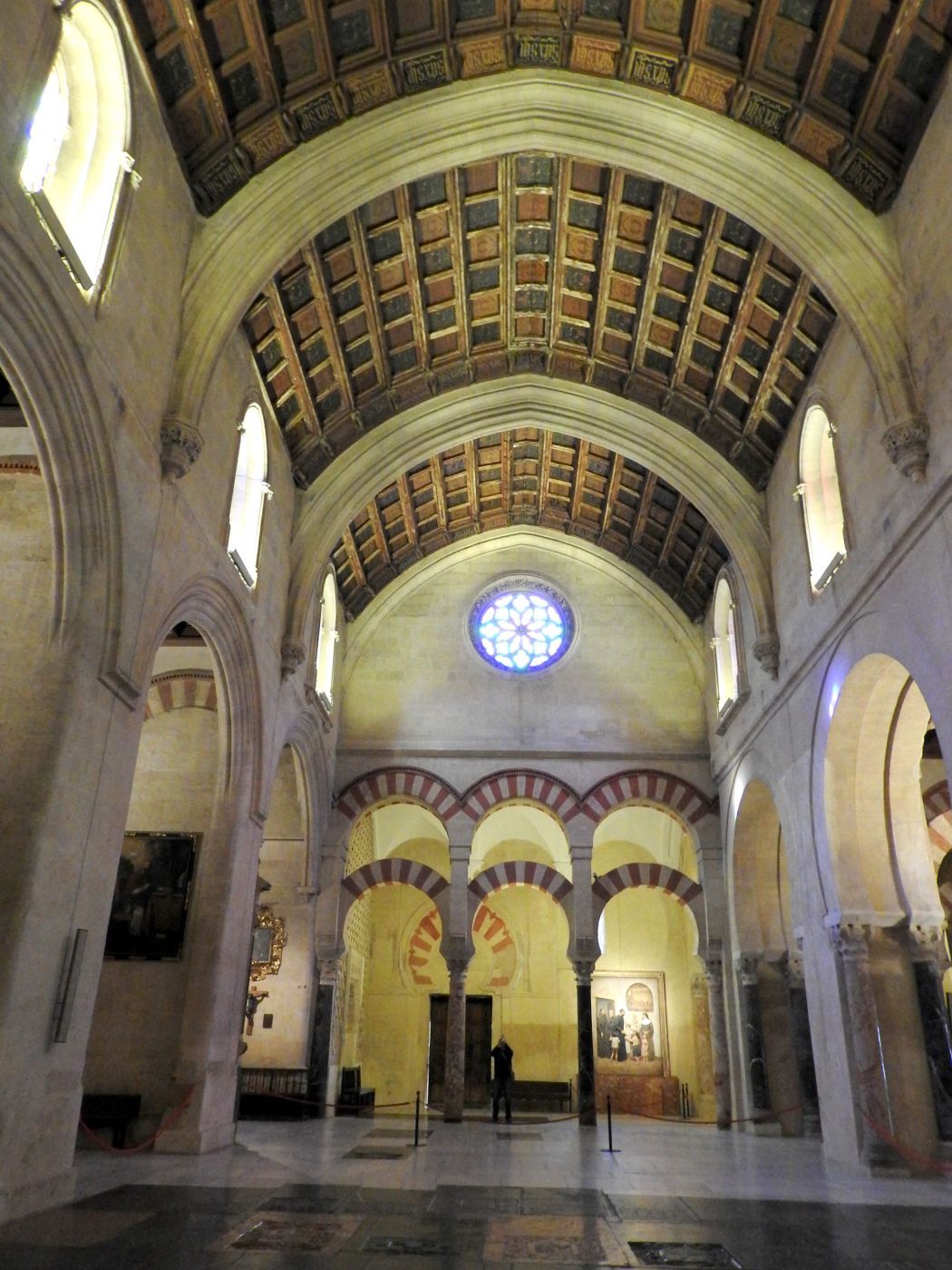 Interior of Mosque side of Mosque-Cathedral of Córdoba, Spain