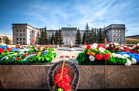 Irkutsk celebration of Victory Day