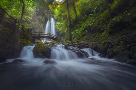 Jumog Waterfall, Solo, Central Java