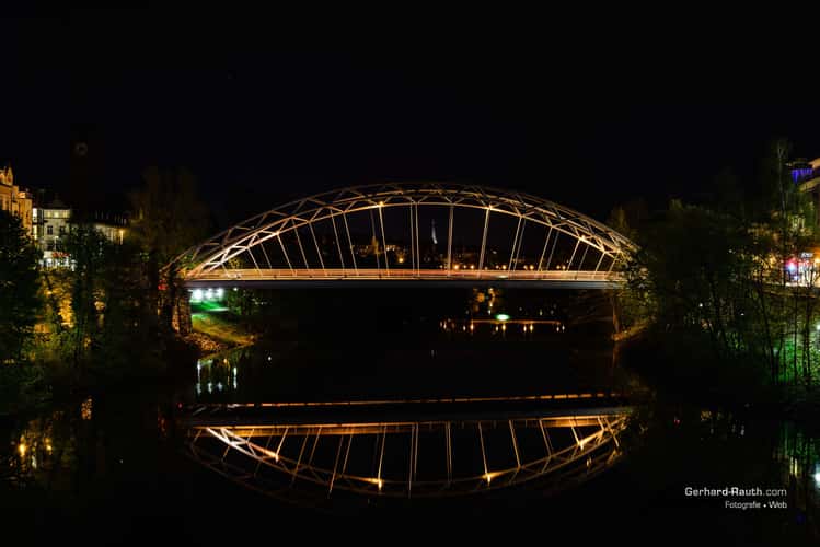 Chain bridge over the Main-Donau channel