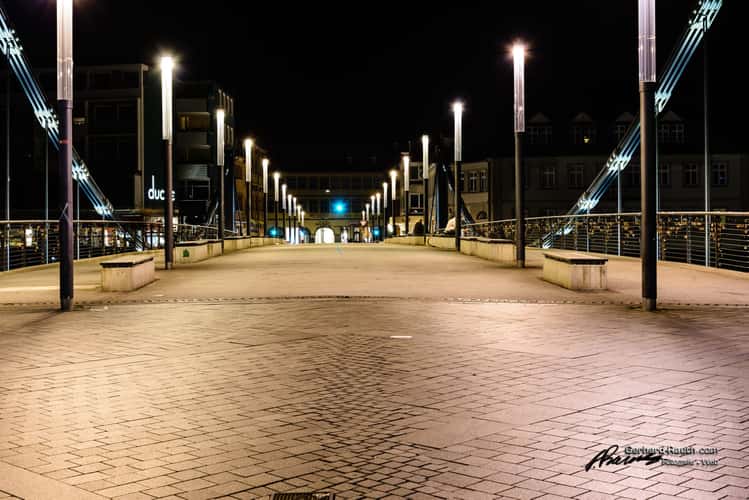 Chain bridge over the Main-Donau channel