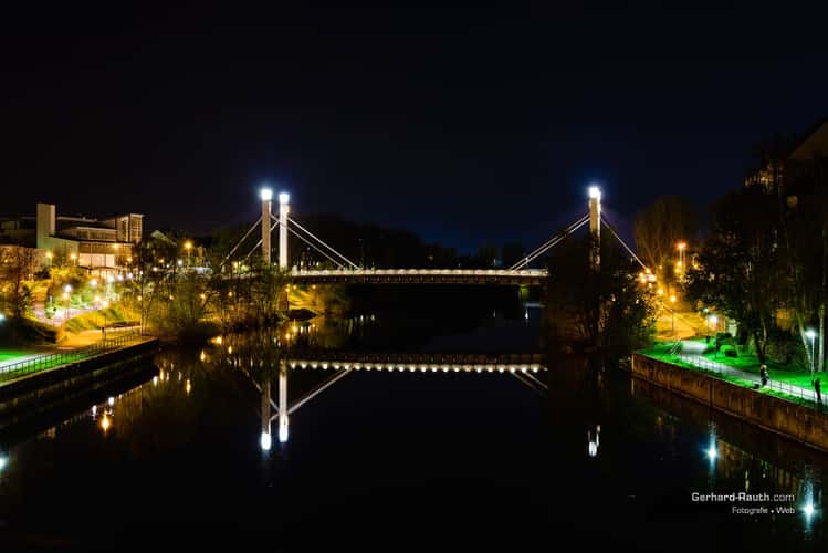 Chain bridge over the Main-Donau channel