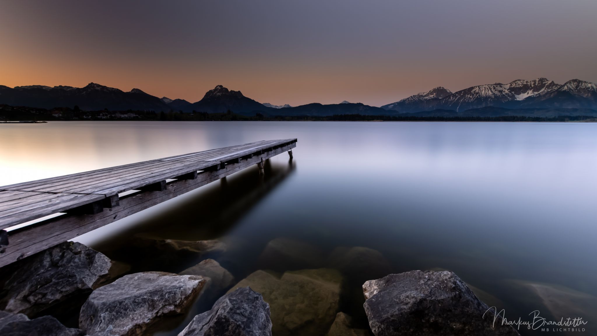 Wooden Walkways at Lake Hopfensee, Germany