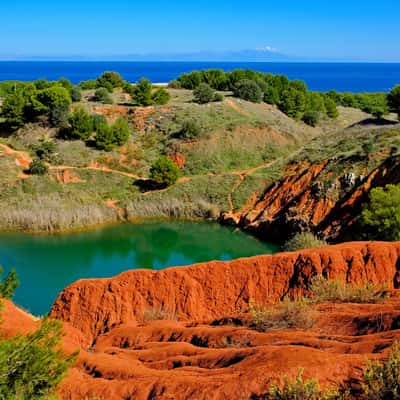 Lake of Bauxite - Cava di Bauxite, Italy