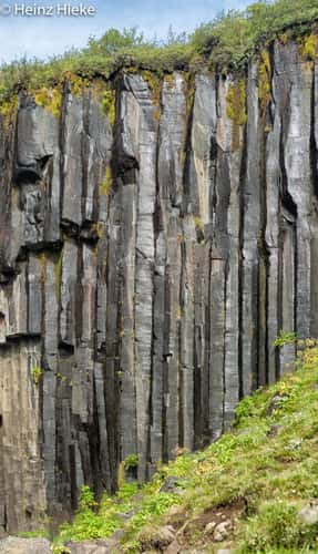 Lava rock pillars at Svartifoss