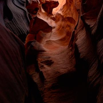 Light and shadows in Antelope Canyon, USA
