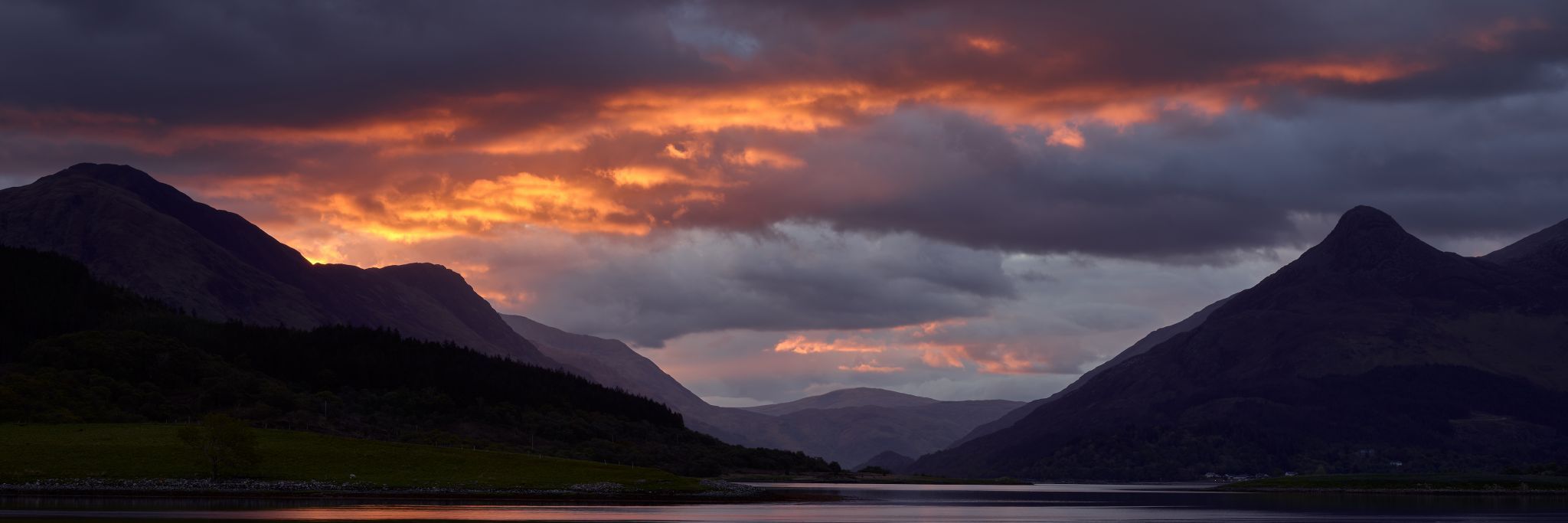 Loch Leven and the Pap of Glencoe, United Kingdom