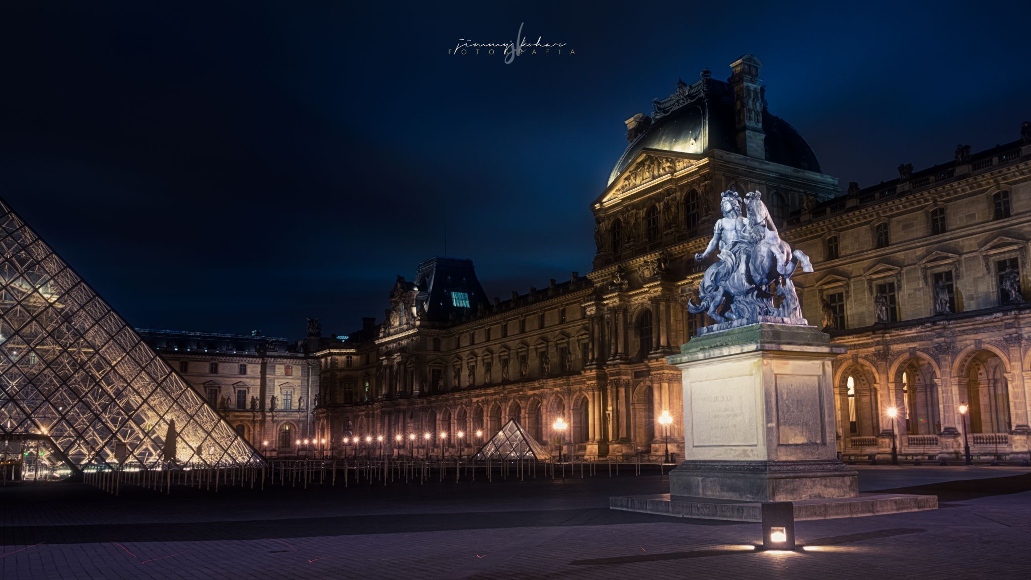 Louvre Pyramid and Museum, France