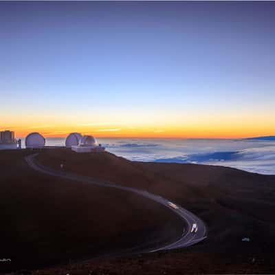 Mauna Kea Sunset, USA