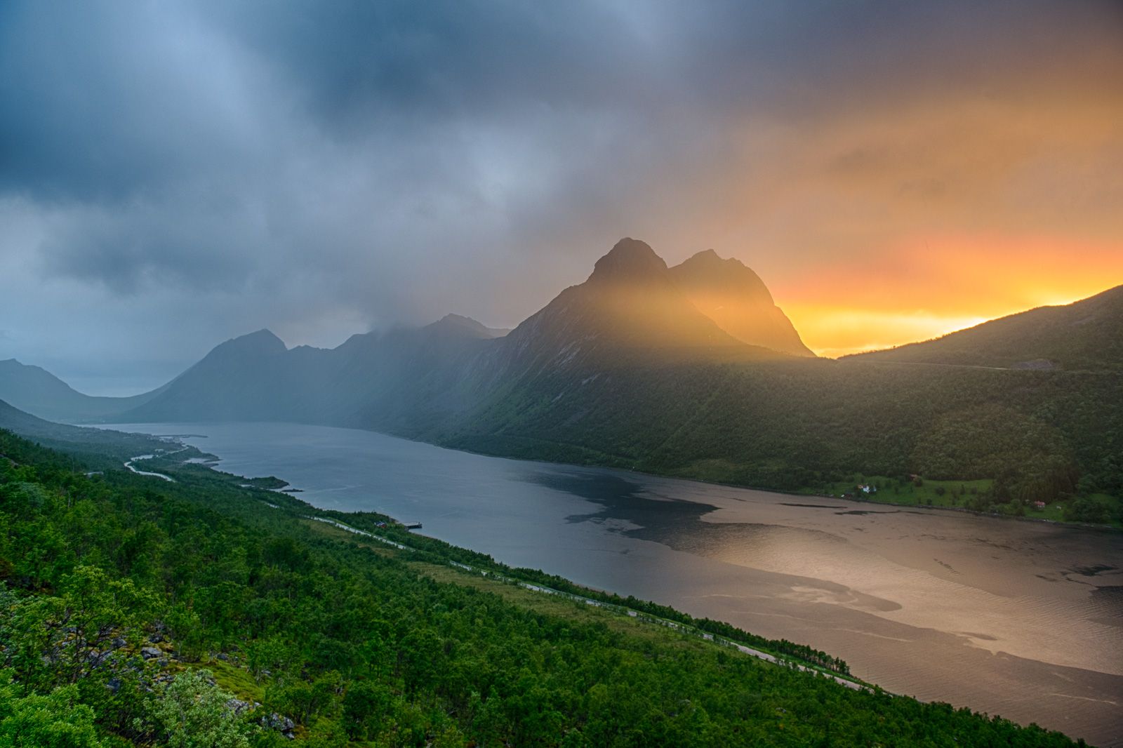 Grillefjord Fiord, Norway