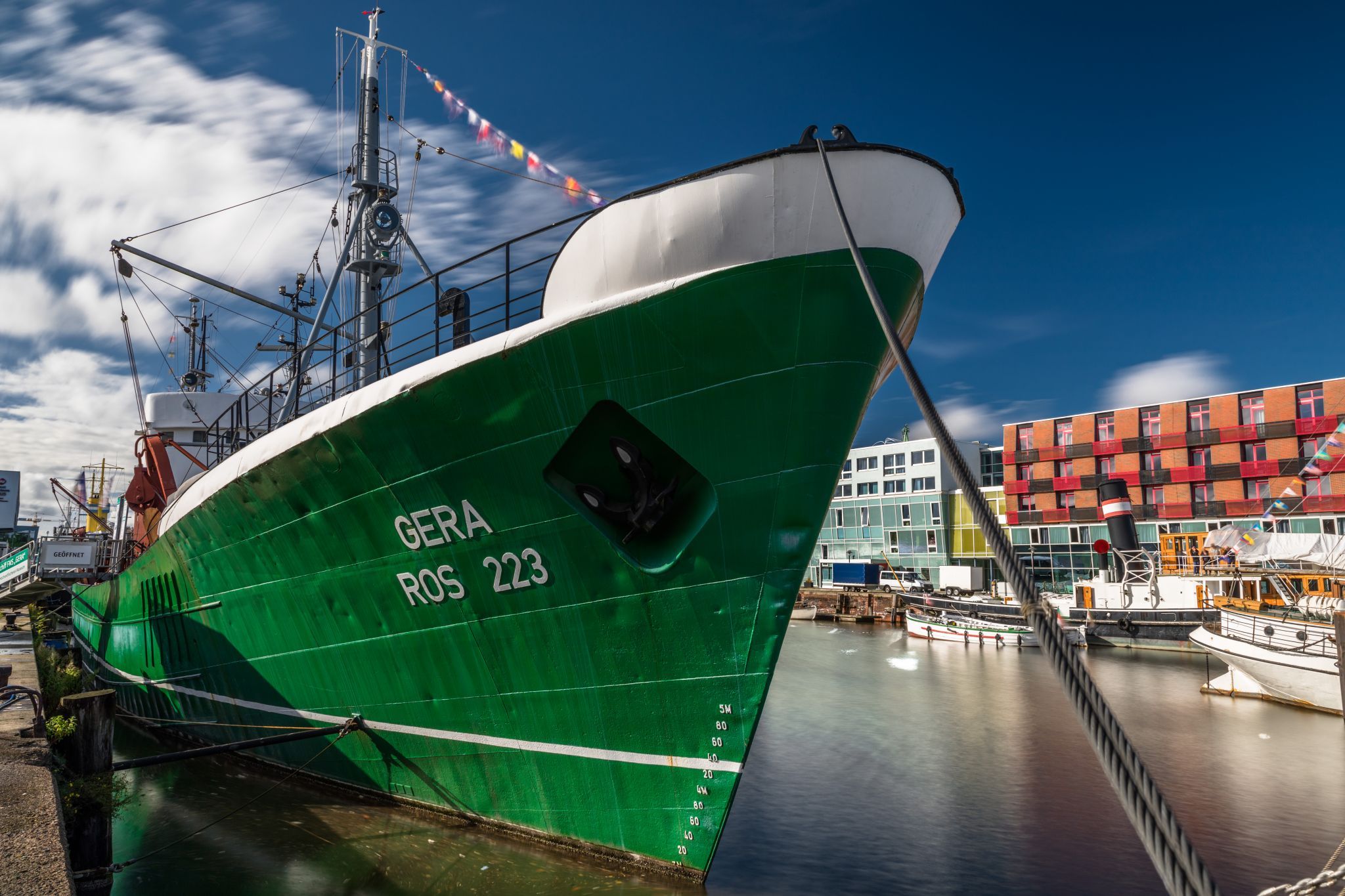 Museumsschiff FMS Gera, Fischereihafen, Bremerhaven, Germany