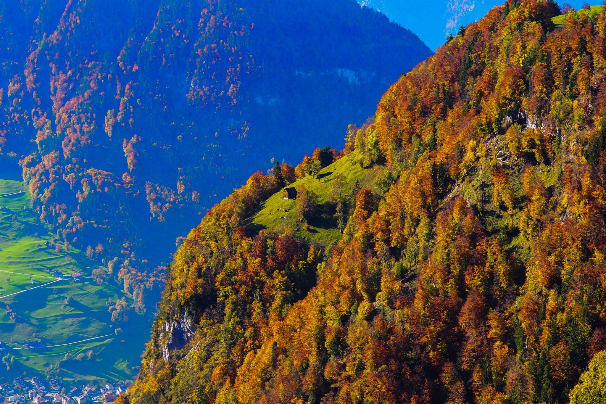 Herbststimmung in Niederrickenbach, Switzerland