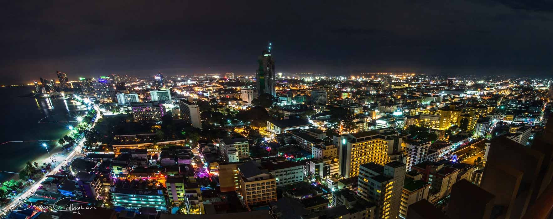 Night shot Pattaya, Thailand