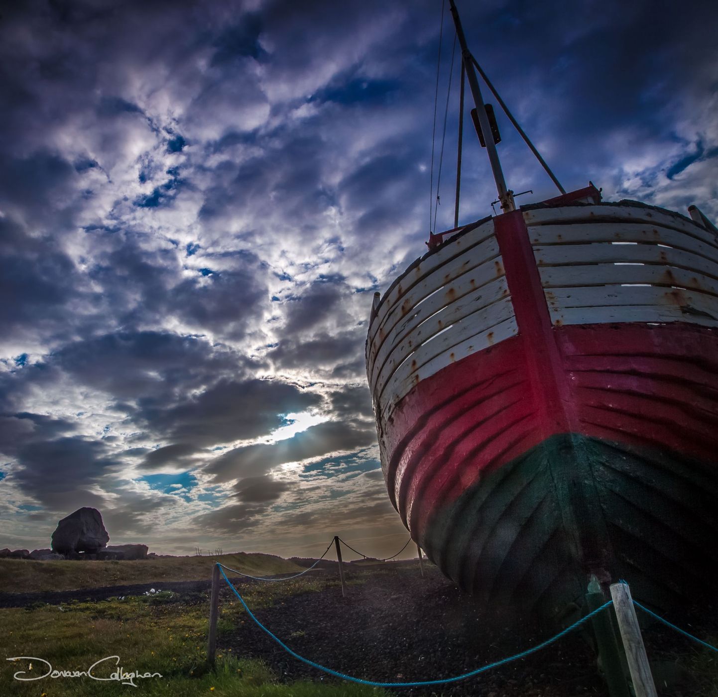 Fishing Boat Garður Folk Museum, Iceland