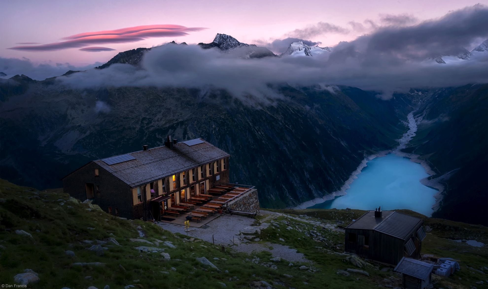 Olpererhütte in the Austrian Alps, Austria