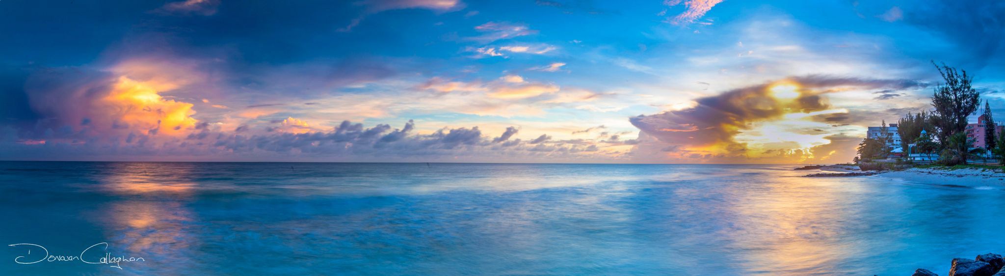 Panorama Sunset Christ Church Barbados, Barbados