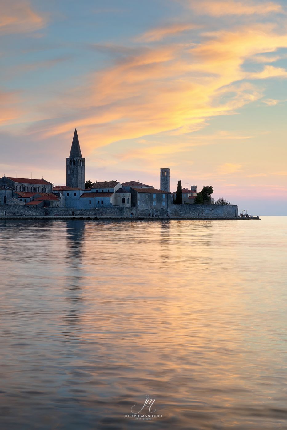 Porec by night, Croatia