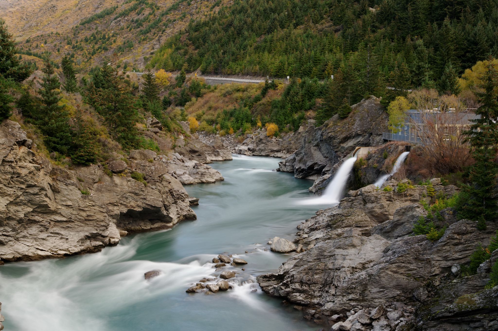 Roaring Meg power station, New Zealand