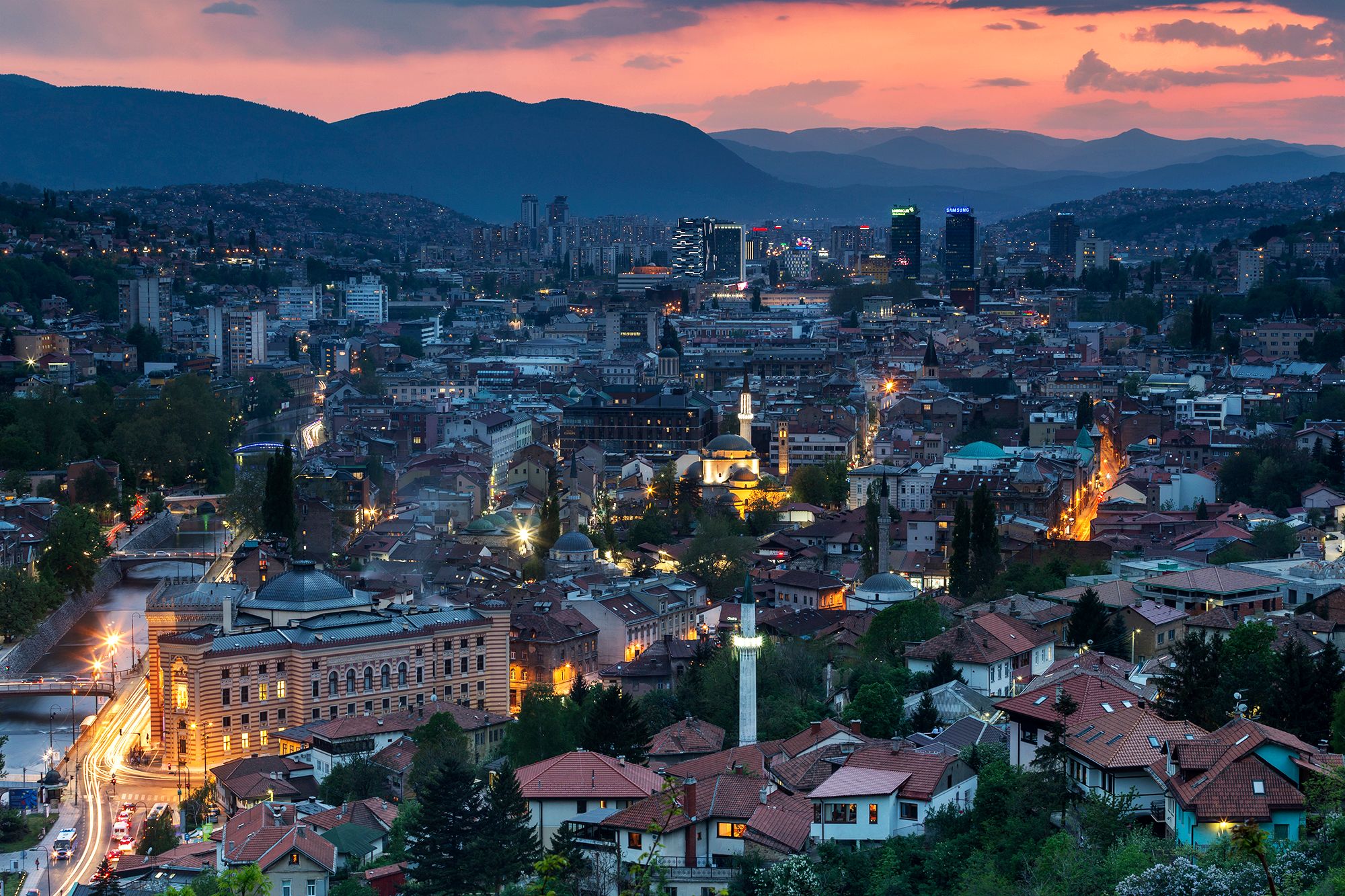 Sarajevo Cityscape Bosnia And Herzegovina Sarajevo Cityscape Bosnia And Herzegovina