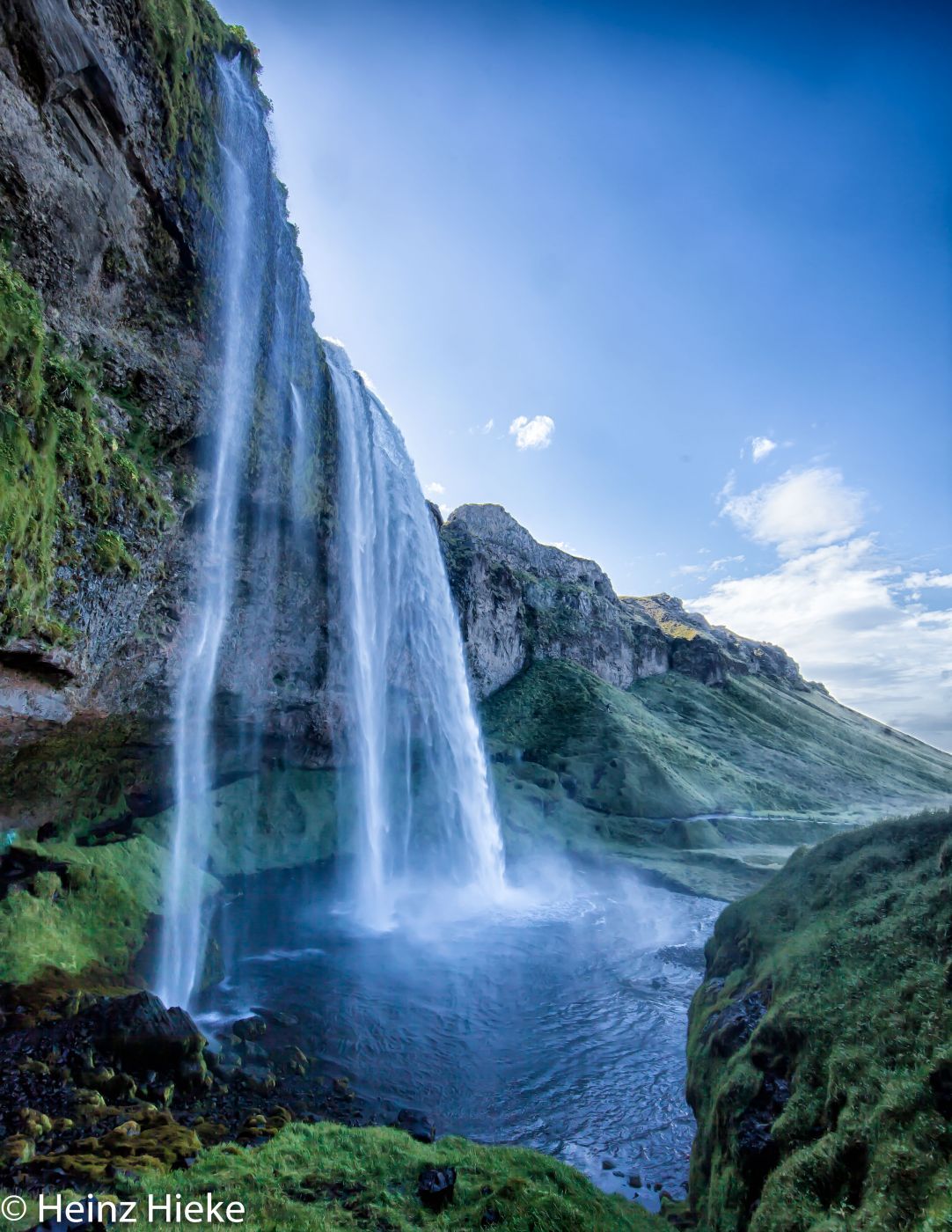 Seljalandsfoss from the side, Iceland