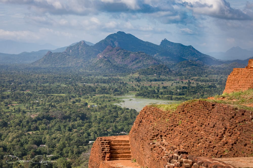 Sigiriya Lions Rock view from the top, Sri Lanka