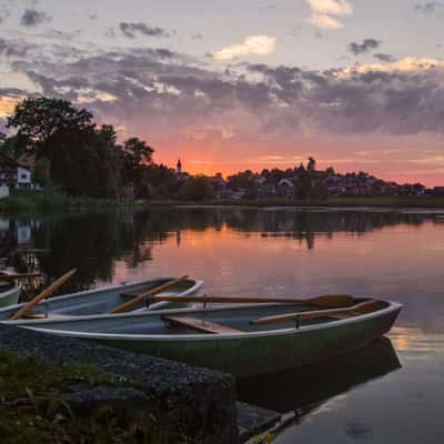 Soiersee , Bad Bayersoien,, Germany