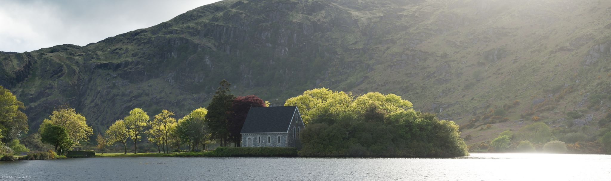 St Finbarr's Oratory from the shores, Ireland